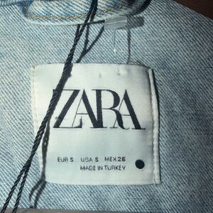 Zara Light Blue Jean Jacket